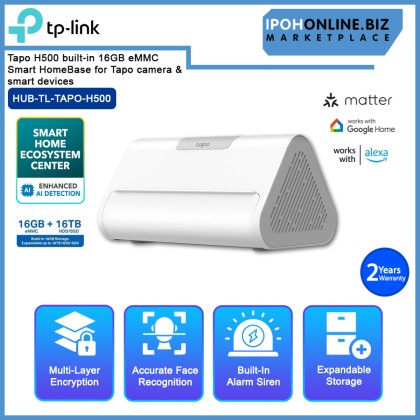 TP-LINK Tapo H500 built-in 16GB eMMC Smart HomeBase for Tapo camera & smart devices TP-LINK Tapo H500 built-in 16GB eMMC Smart HomeBase for Tapo camera & smart devices
